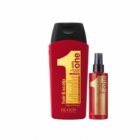 Revlon Uniq 1 All in One Shampoo, 300ml και Hair Treatment 150ml, Συσκευασία Δώρου