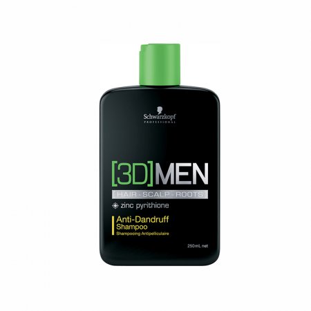 Schwarzkopf Professional 3D MEN Anti-Dandruff Shampoo, 250ml