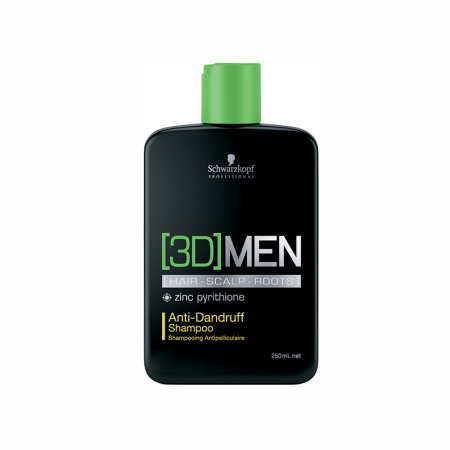  Schwarzkopf Professional 3D MEN Anti-Dandruff Shampoo κατά τη πιτυρίδας, 250ml