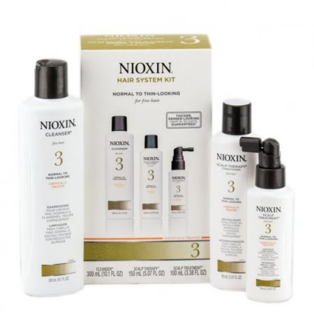 Nioxin KIT Σύστημα 3 (Σαμπουαν 150ml, Conditioner 150ml & Θεραπεια 50ml)